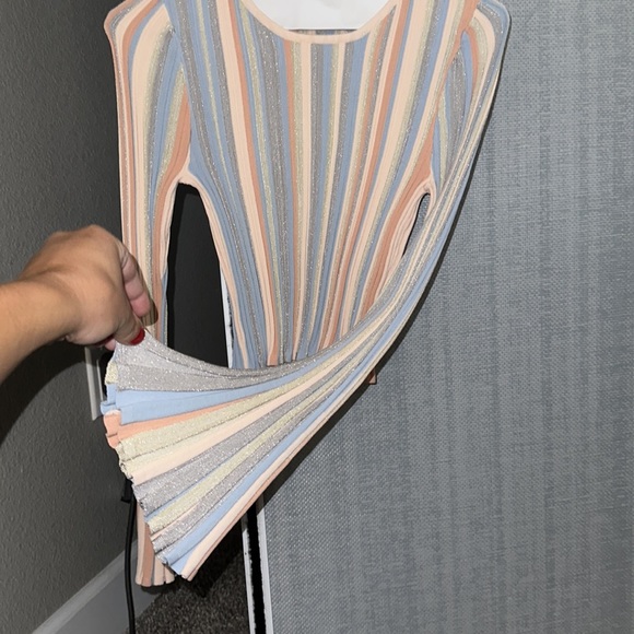 RONNY KOBO Long sleeve crop top - Picture 3 of 4